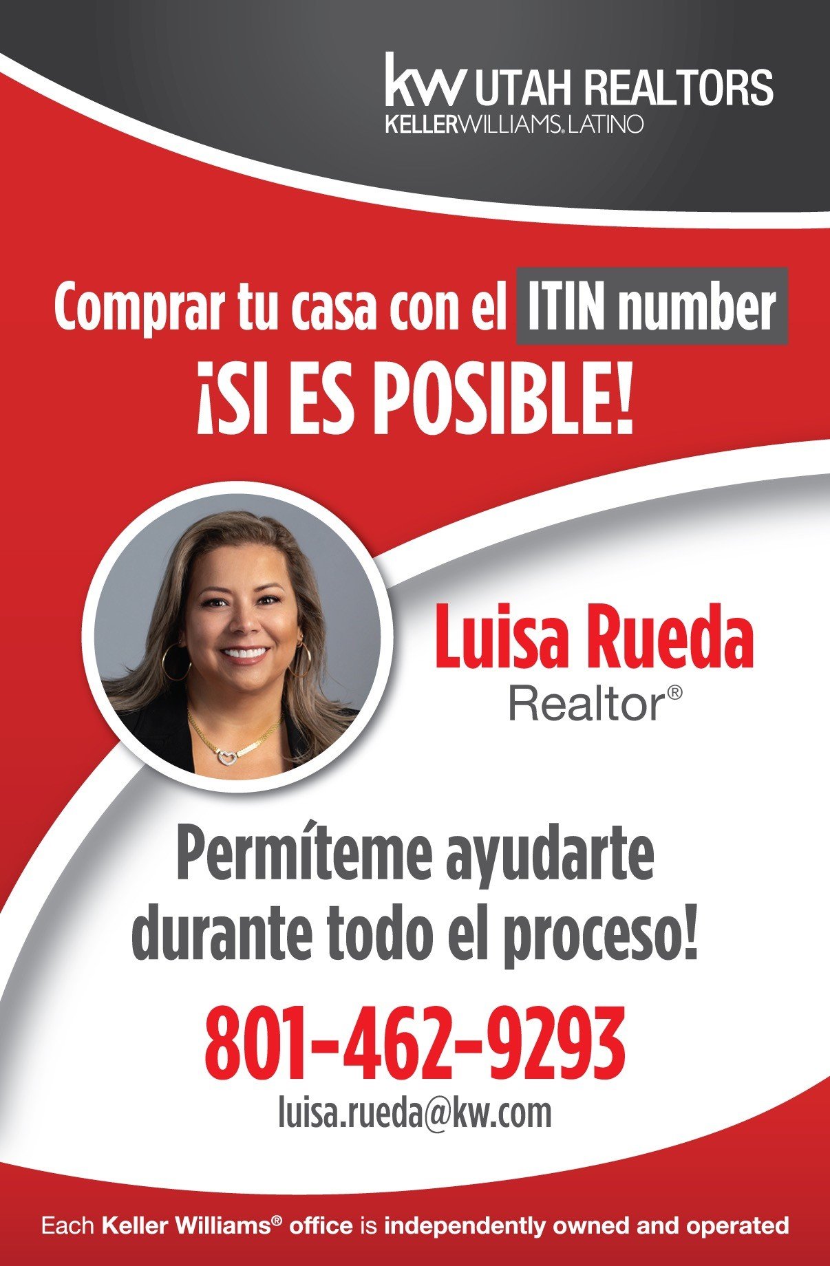COMPRAR TU CASA CON EL ITIN NUMEBR ES POSIBLE!